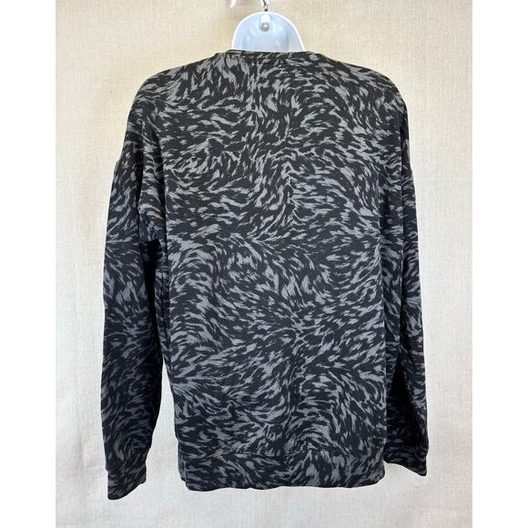 Athleta Womens XS Studio to street Black Lynx pullover yoga pilates - Picture 3 of 8